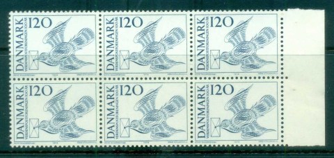 Denmark-1974-Centenary-of-UPU-120o-Blk-6-MUH-lot76399