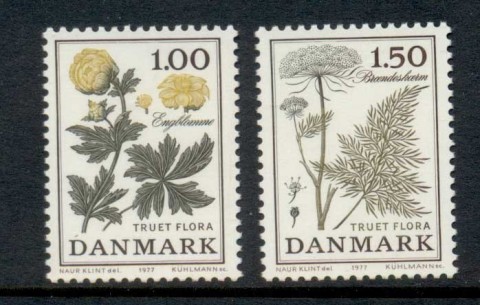 Denmark-1977-Endangered-Flowers-MUH