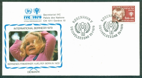 Denmark-1979-IYC-International-Year-of-the-Child-FDC-lot31983