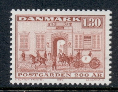 Denmark-1980-National-Postal-Service-200th-Anniversary-MUH