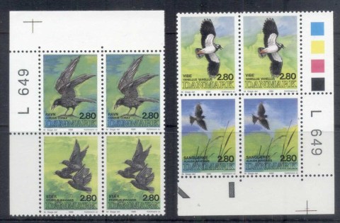 Denmark-1986-National-Birds-blks4-MUH