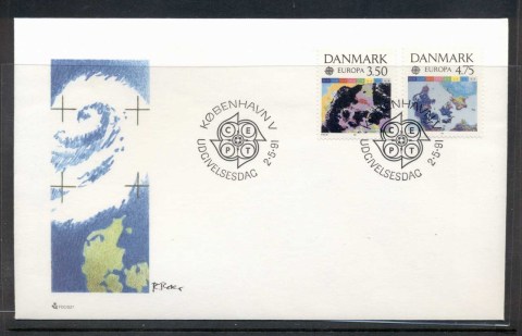 Denmark-1991-Europa-Man-in-Space-FDC