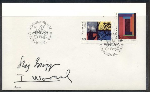 Denmark-1993-Europa-Modern-Art-FDC