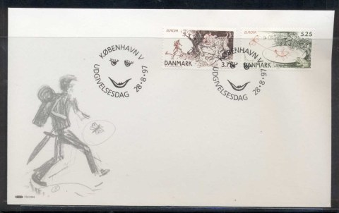 Denmark-1997-Europa-Myths-legends-FDC