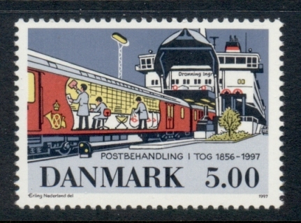 Denmark-1997-Railway-mail-Service-MUH