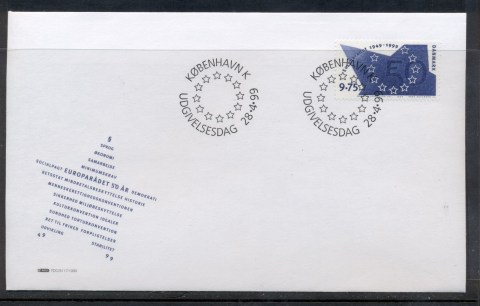 Denmark-1999-Council-of-Europe-FDC