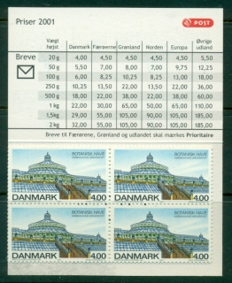 Denmark-2001-Copenhagen-Botanical-Gardens-booklet-MUH