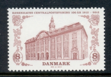 Denmark-2010-Copenhagen-Central-PO-centenary-MUH