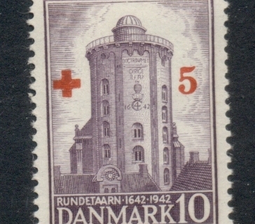 Denmark-1944-Red-Cross-Surch-MUH