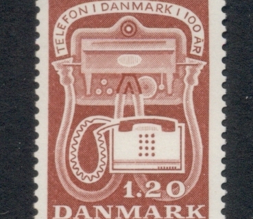 Denmark-1979-Telephone-Centenary-MUH