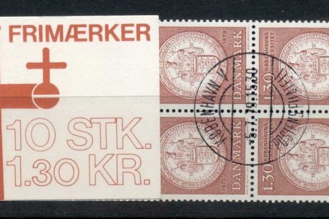 Denmark-1979-University-Seal-booklet-CTO