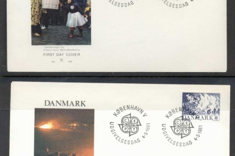 Denmark-1981-Europa-Folklore-2x-FDC
