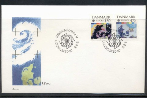Denmark-1991-Europa-Man-in-Space-FDC