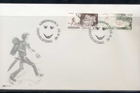 Denmark-1997-Europa-Myths-legends-FDC