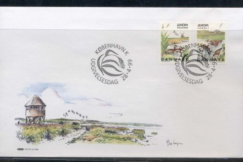 Denmark-1999-Europa-Nature-Parks-FDC