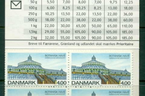 Denmark-2001-Copenhagen-Botanical-Gardens-booklet-MUH