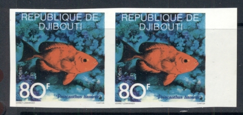 Djibouti Fish 80f pr IMPERF