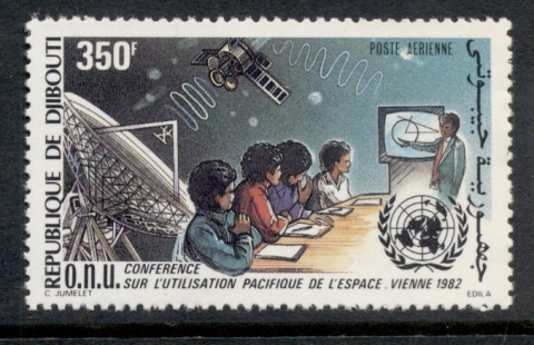 Djibouti 1982 Peaceful Uses of Outer Space