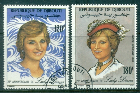 Djibouti 1982 Princess Diana 21st Birthday