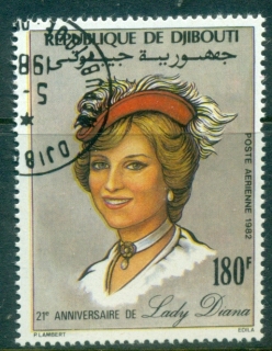 Djibouti 1982 Princess Diana 21st Birthday 180f