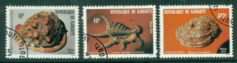 Djibouti-1979-Shells-CTO-Lot17853