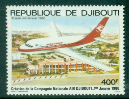 Djibouti-1980-Airmail-Foundation-of-Air-Djibouti-MUH