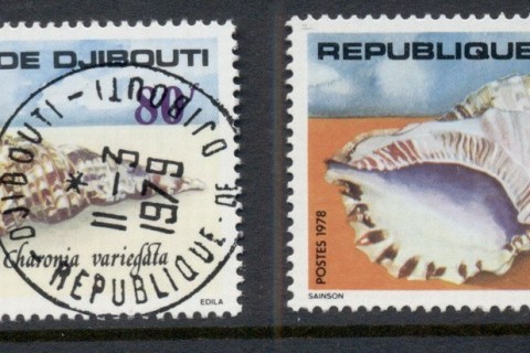 Djibouti 1979 Marine Life Shells
