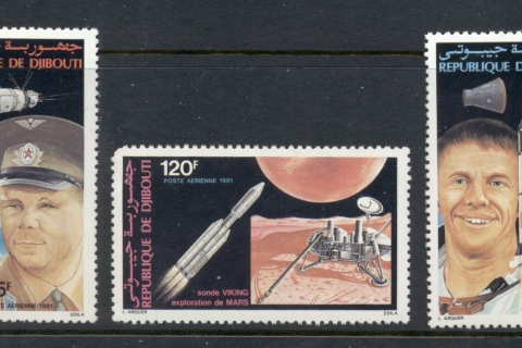 Djiboutu 1981 Space Anniversaries