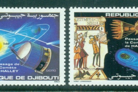 Djibouti 1986 Halley's Comet