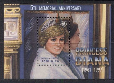 Dominica-2003 Princess Diana in Memoriam 5th Anniv. MS