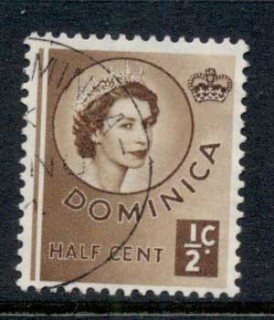 Dominica-1954-QEII-Pictorial