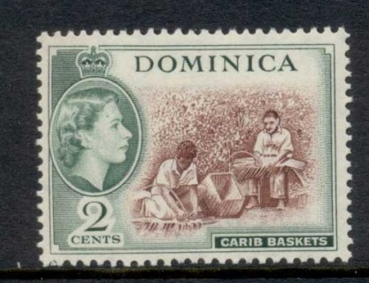 Dominica-1954-QEII-Pictorial-2c-MUH