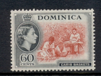 Dominica-1954-QEII-Pictorial-60c-MLH