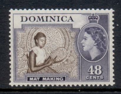 Dominica-1957-QEII-Pictorial-48c-MLH