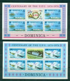 Dominica-1974-UPU-Centenary-Sheetlets-label-MUH-lot56461