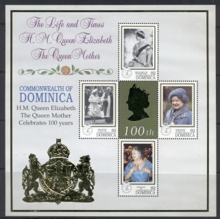 Dominica-1999-Life-Times-of-the-Queen-Mother-MS-MUH