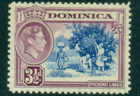 Dominica-1938-47-KGVI-Pictorial-3-5d-MLH