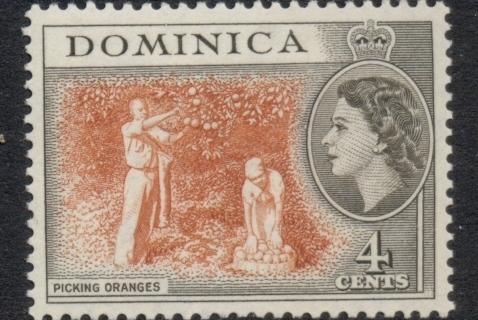 Dominica-1954-QEII-Pictorial-4c-MLH