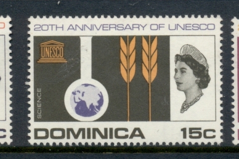 Dominica-1966-UNESCO-20th-Anniversary-MUH