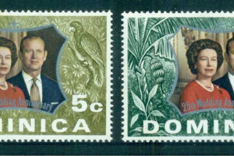 Dominica-1972-QEII-Silver-Wedding-Anniversary-Anniversary-MLH