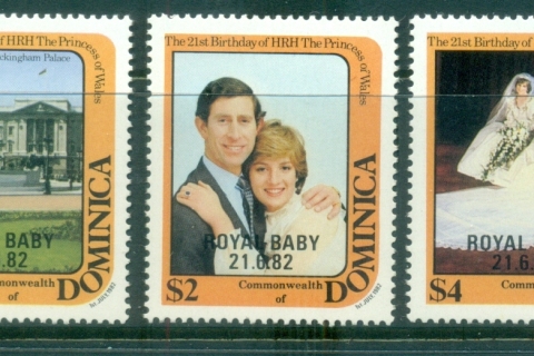 Dominica-1982-Princess-Diana-21st-Birthday-Opt-Royal-Baby-MUH