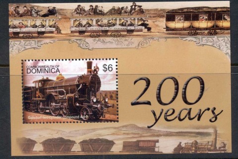 Dominica-1996-Trains-of-the-World-MS-MUH