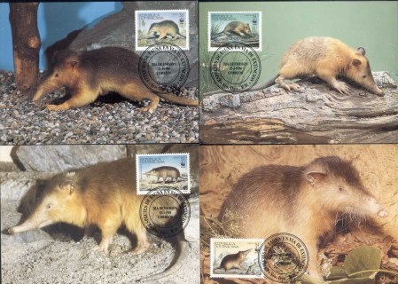 Dominican-Republic-1994 WWF Hispaniolan Solenodon Maxicards