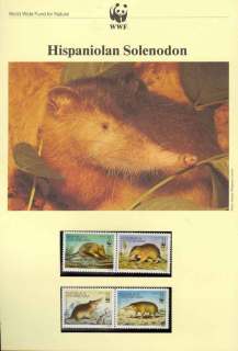 Dominican-Republic-1994 WWF Hispaniolan Solenodon