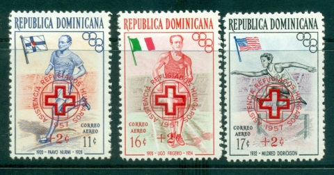 Dominican-Republic-1957-Hungarian-Refugees-Opt-MUH-lot35448