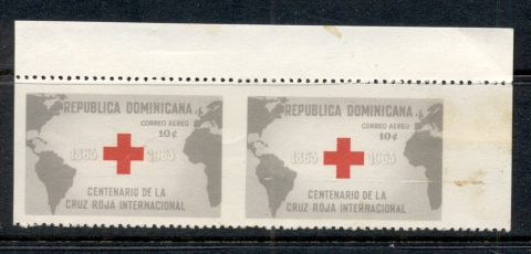 Dominican-Republic-1963-Red-Cross-Centenary-IMPERF-pr-faults