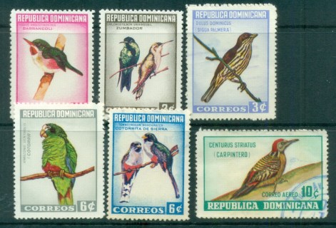 Dominican-Republic-1964-Birds-FU