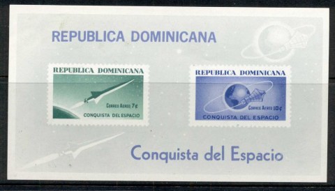 Dominican-Republic-1964-Conquest-of-Space-MS-MUH