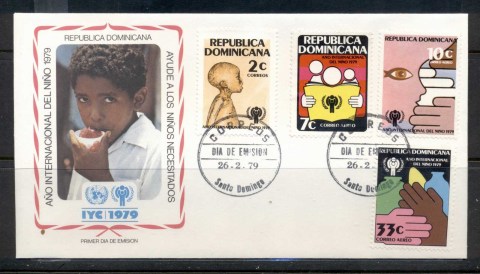 Dominican-Republic-1979-IYC-International-year-of-the-Child-FDC