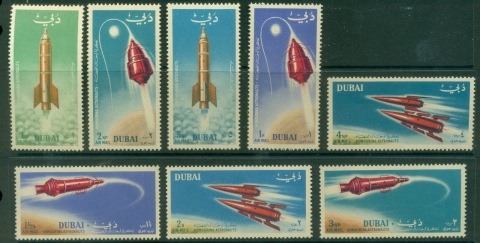 Dubai-1964-Mi71-78-Space-Travel-MUH